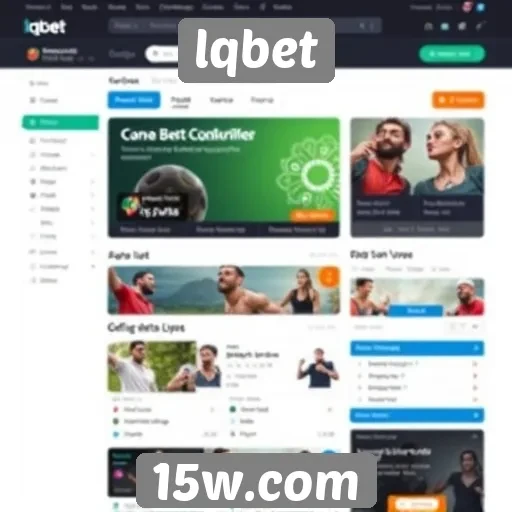 Análise da interface do site lqbet